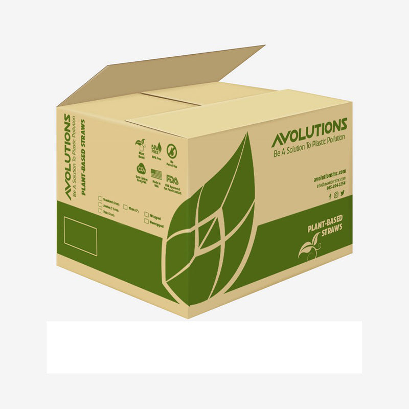 Standard 8.25 in - Black Agave - Drinking Straw